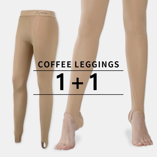 [1+1]여성 발걸이 커피 레깅스 / II014S